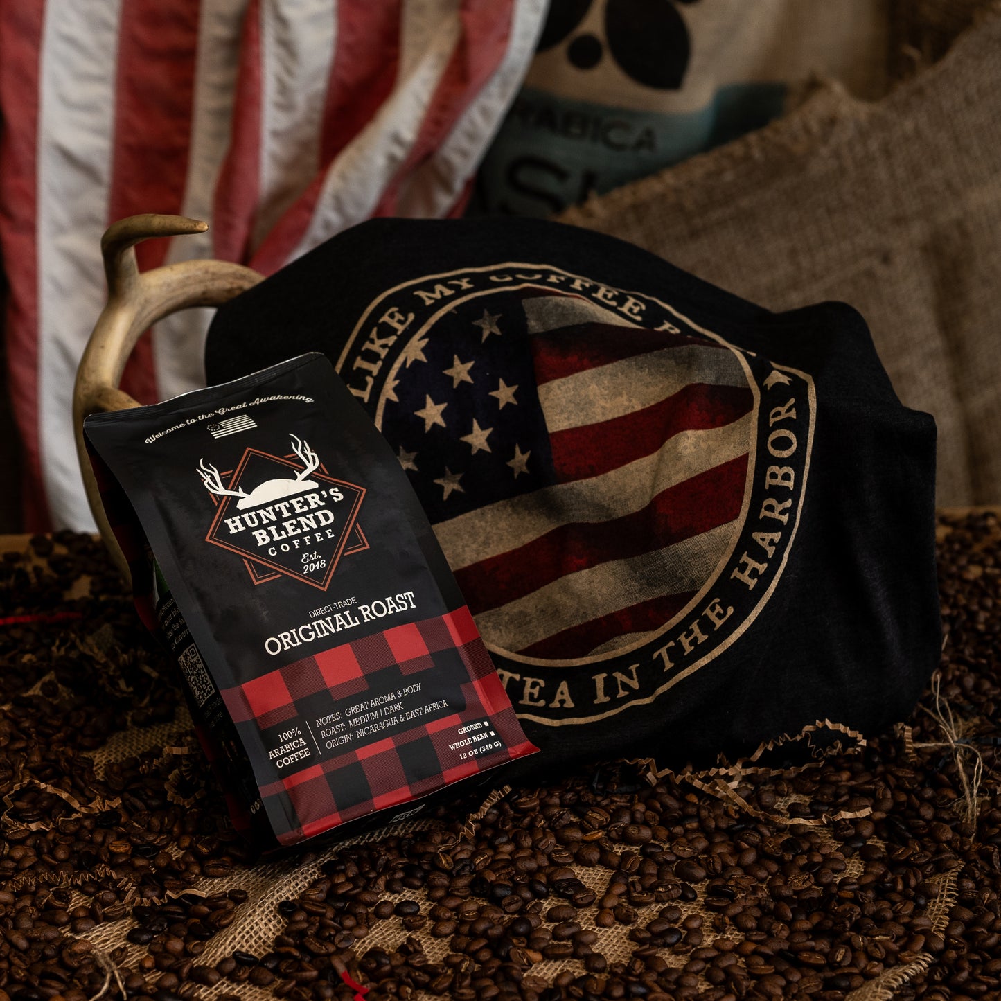 Renounce Tea Flag Tee & Coffee Bundle | Save 5%