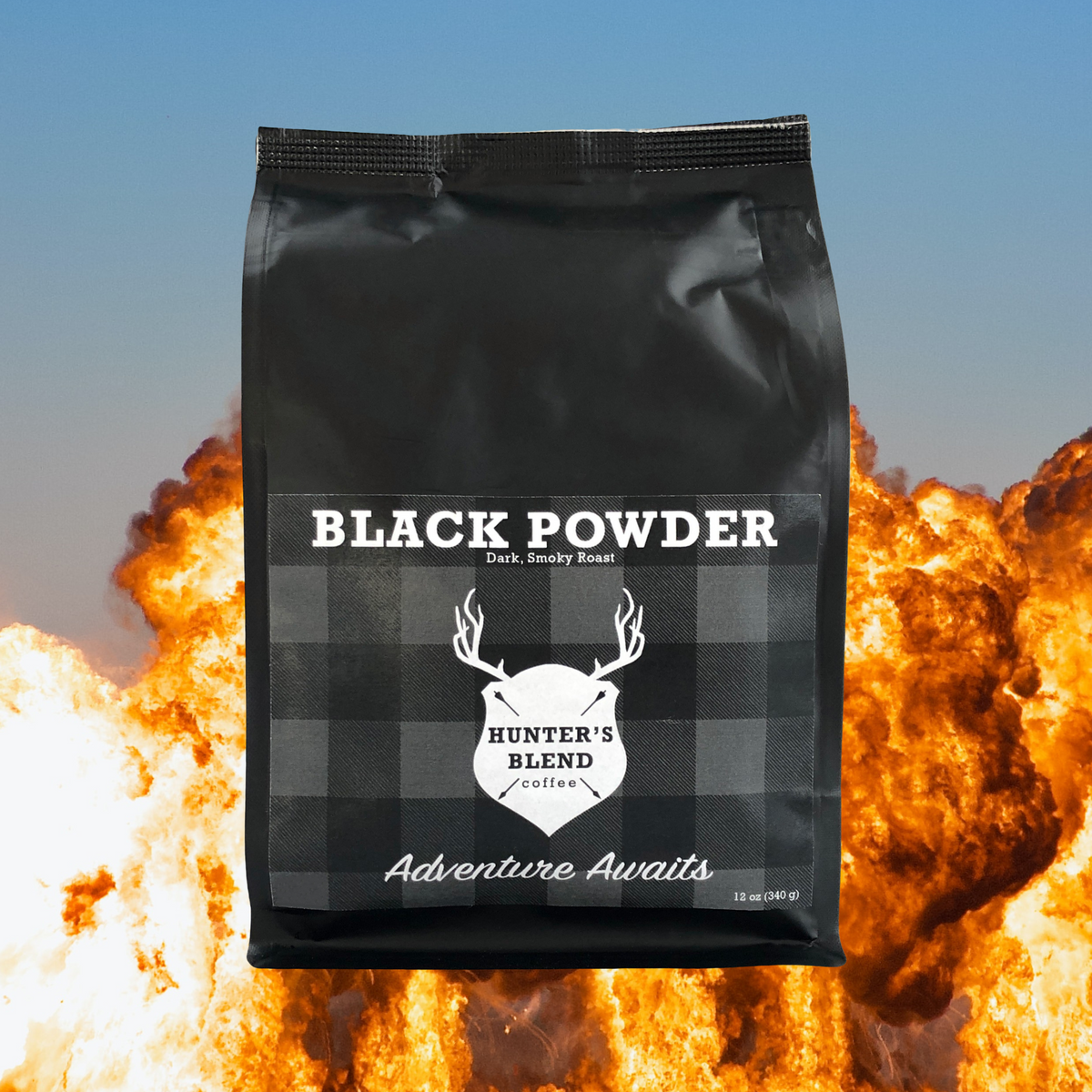 Black Powder Premium Direct Trade Coffee by Hunter's Blend Coffee
