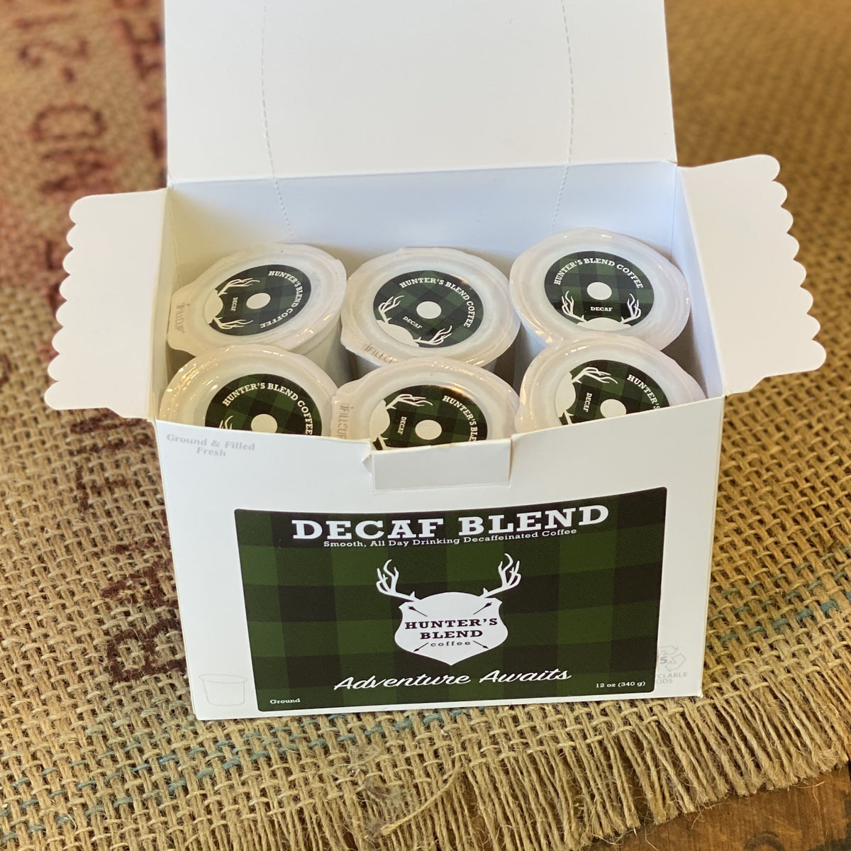 Decaf Blend Single Shots Hunter's Blend Coffee